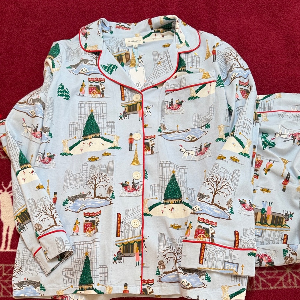 BedHead NWT Blue Xmas 🎄 women’s Pajama Set